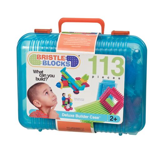Bristle Blocks Jeux de construction Deluxe Builder Case 113 pièces
